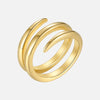 Ring "Spirale" Größe 6-8 aus Edelstahl