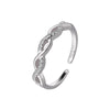verstellbarer Ring "Funkel" aus 925 Sterlingsilber