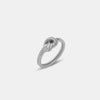 Ring "Knoten" aus Titanstahl